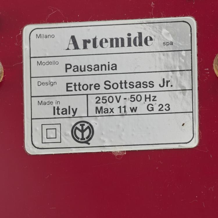 Bild 4 zu Objekt, Table light 'Pausania', 1983 (design), Ettore Sottsass, Artemide, Mailand, 181A 36