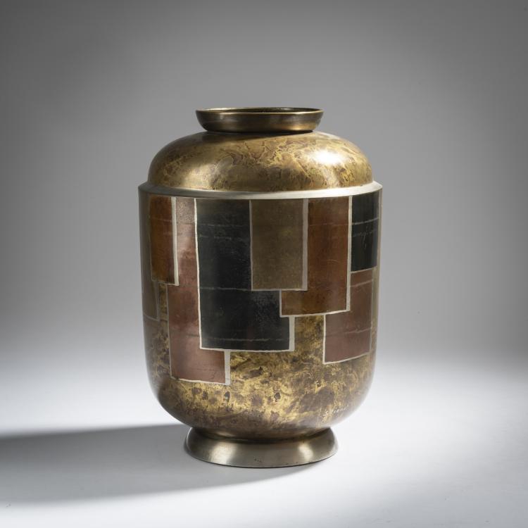 Bild 1 zu Objekt, Dinanderie-Vase, um 1930,  S'tienof, S'tienof, 182A 452