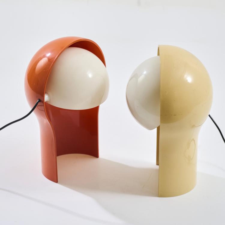 Hauptbild zu Objekt, Zwei Tischleuchten 'Telegono', 1968 (Entwurf), Vico Magistretti, Artemide, Mailand / Milan, 181A 21