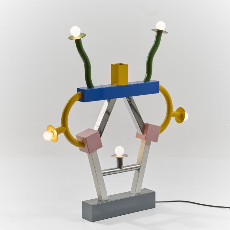Bild 1 zu Objekt, Table light 'Ashoka', 1981 (design), Ettore Sottsass, Memphis, Mailand / Milan, 181A 7