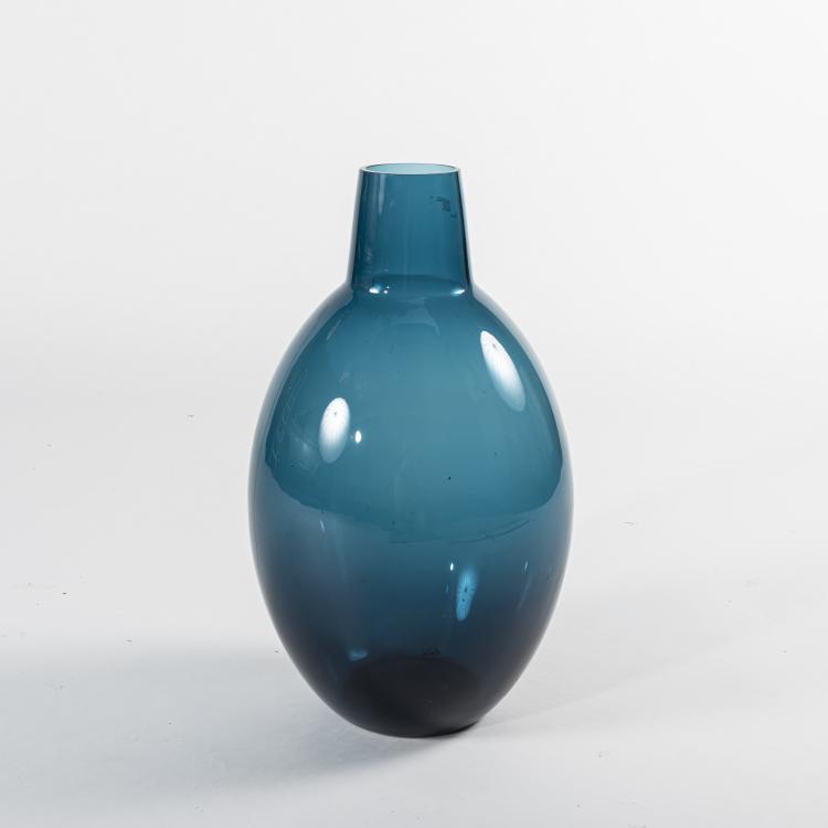 Hauptbild zu Objekt, Vase 'Kalabasse', 1954/55 (Entwurf), Wilhelm Braun-Feldweg, Hirschberg, Kristallglaswerk, 182C 763