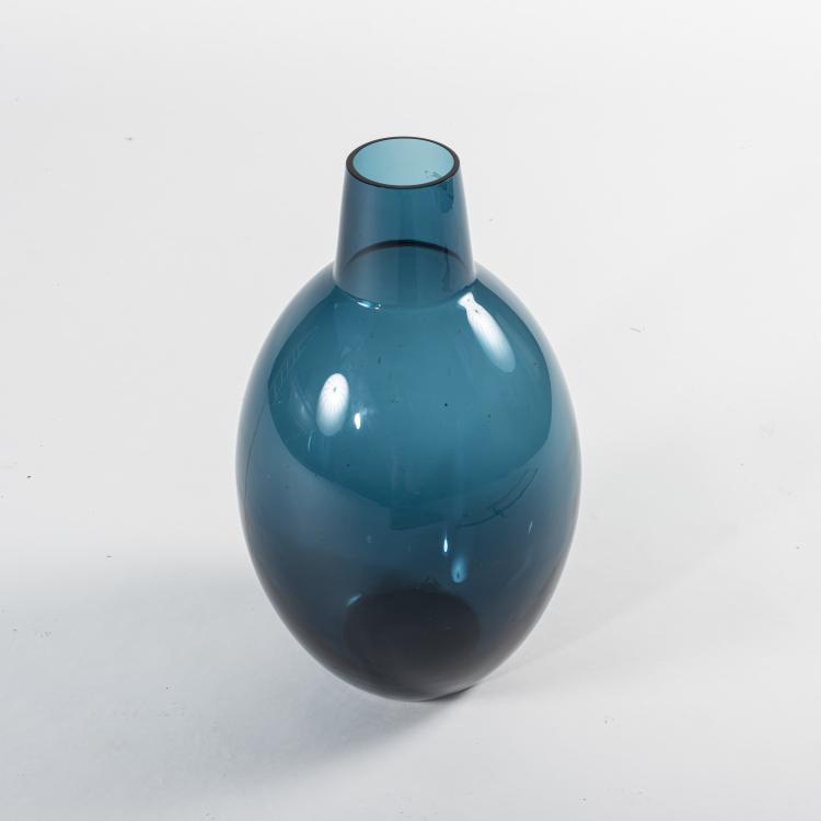 Bild 1 zu Objekt, Vase 'Kalabasse', 1954/55 (Entwurf), Wilhelm Braun-Feldweg, Hirschberg, Kristallglaswerk, 182C 763