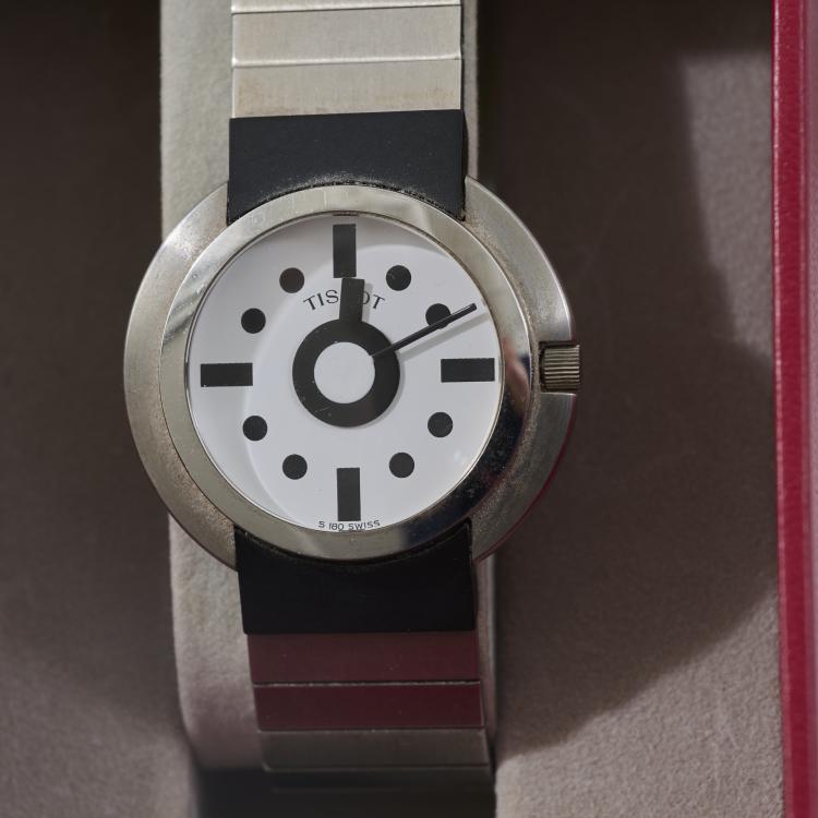Bild 1 zu Objekt, Two wristwatches, 1980 (design), Ettore Sottsass, Tissot S. A., Le Locie, 181A 57