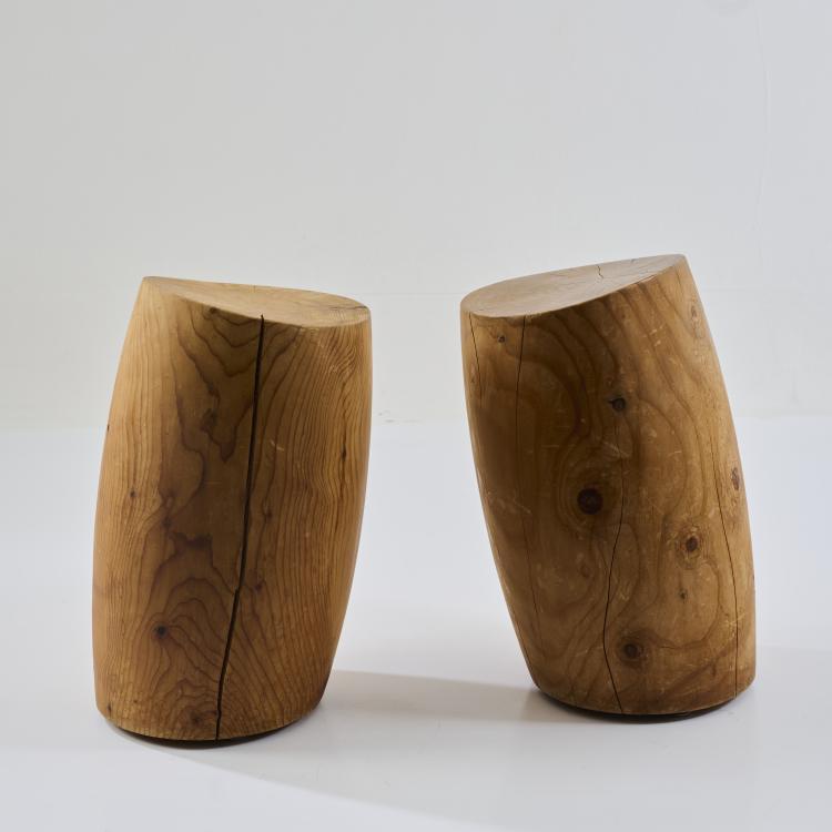 Hauptbild zu Objekt, Zwei Hocker 'Fiji', 2007 (Entwurf), Terry Dawn, Riva 1920, Cant&ugrave;, 181A 520