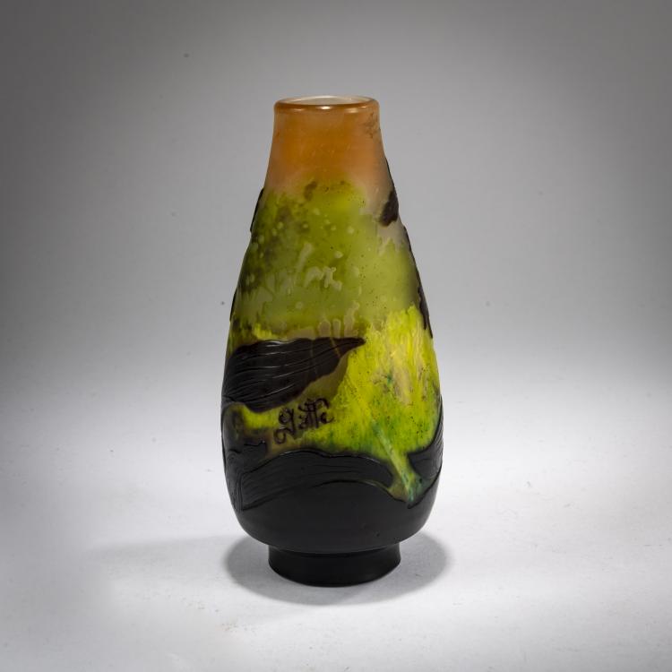 Bild 1 zu Objekt, Kleine Vase 'Orchid&eacute;es', 1920-24, Gall&eacute;, Nancy, 182A 129