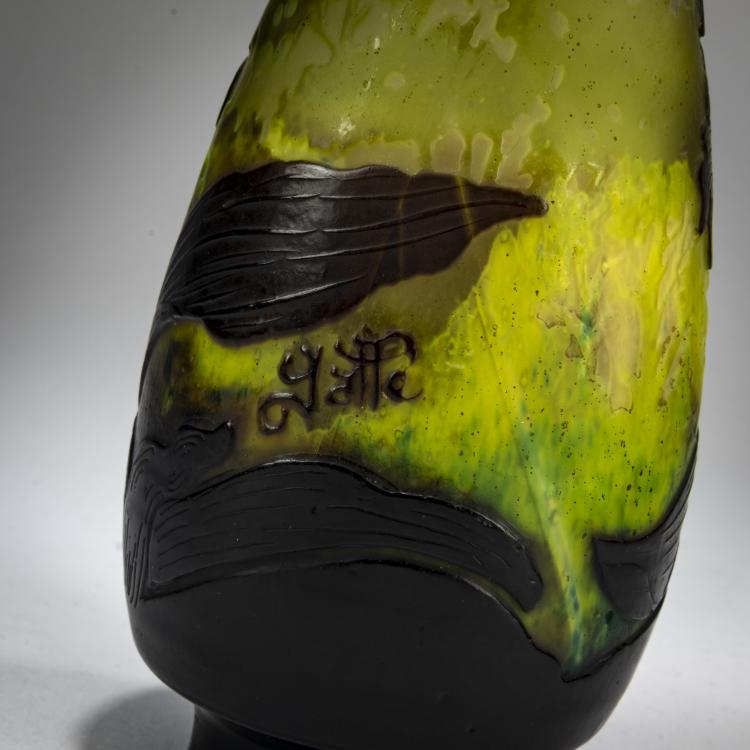 Bild 2 zu Objekt, Kleine Vase 'Orchid&eacute;es', 1920-24, Gall&eacute;, Nancy, 182A 129