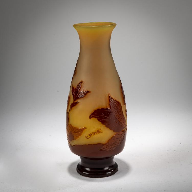 Bild 1 zu Objekt, Kleine Vase 'Mauves', 1920-36, Gall&eacute;, Nancy, 182A 132
