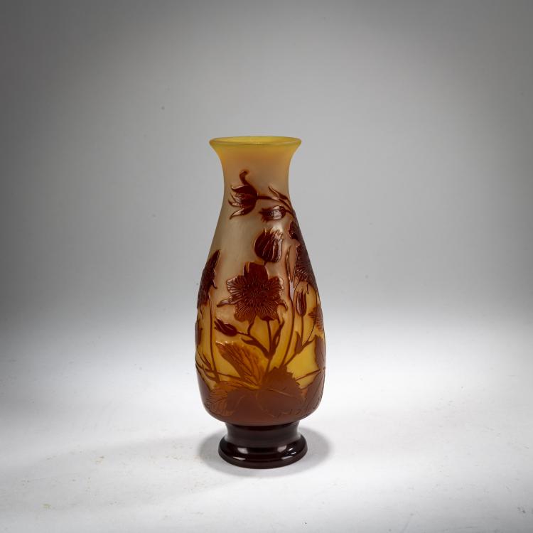 Bild 3 zu Objekt, Kleine Vase 'Mauves', 1920-36, Gall&eacute;, Nancy, 182A 132
