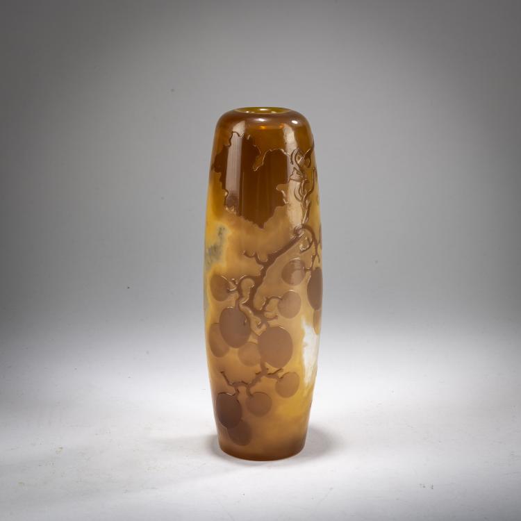 Hauptbild zu Objekt, Vase 'Feuilles de Vigne et Raisins', 1895-98, Emile Gall&eacute;, Gall&eacute;, Nancy, 182A 85