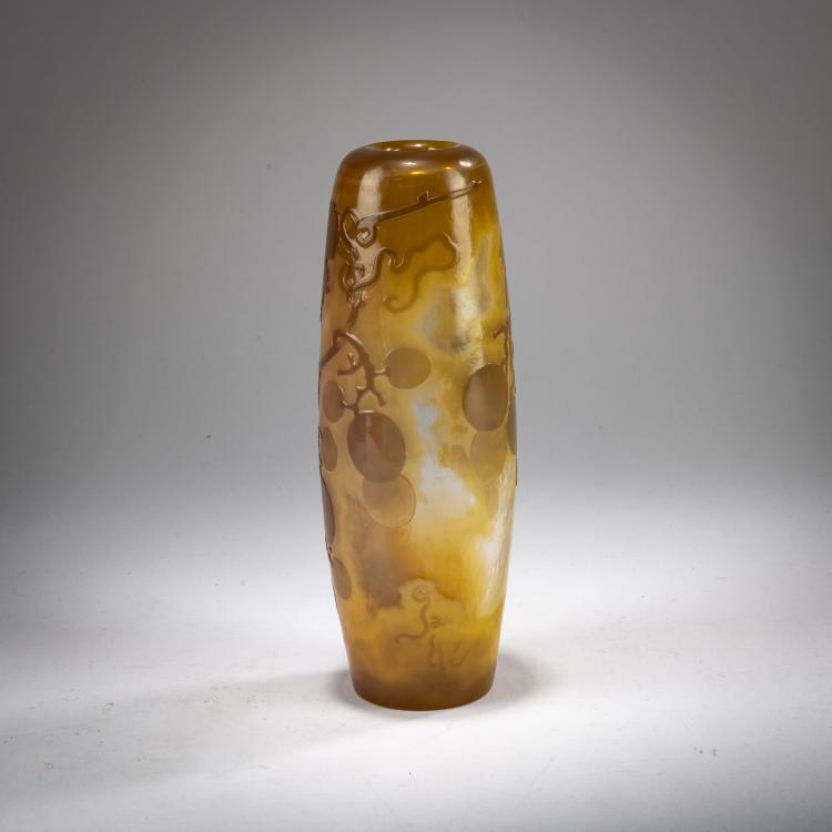 Bild 1 zu Objekt, Vase 'Feuilles de Vigne et Raisins', 1895-98, Emile Gall&eacute;, Gall&eacute;, Nancy, 182A 85