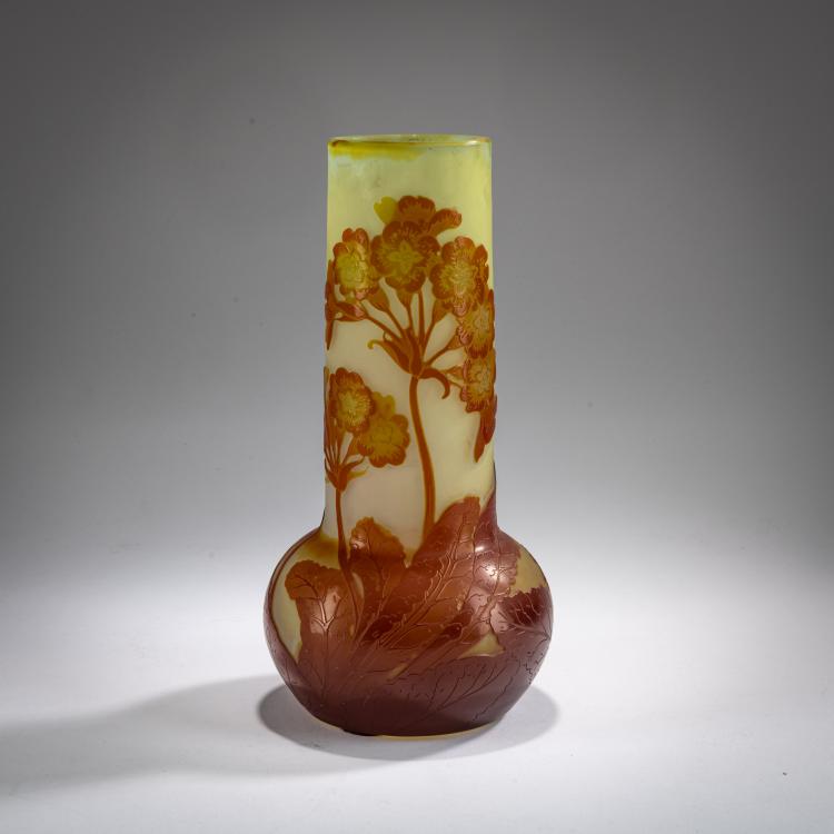 Hauptbild zu Objekt, Vase 'Primev&egrave;res', 1908-20, Gall&eacute;, Nancy, 182A 118