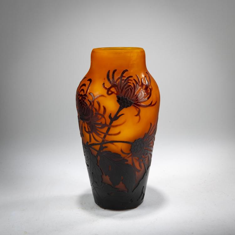 Hauptbild zu Objekt, Vase 'Chrysanth&egrave;mes', 1908-20, Gall&eacute;, Nancy, 182A 120