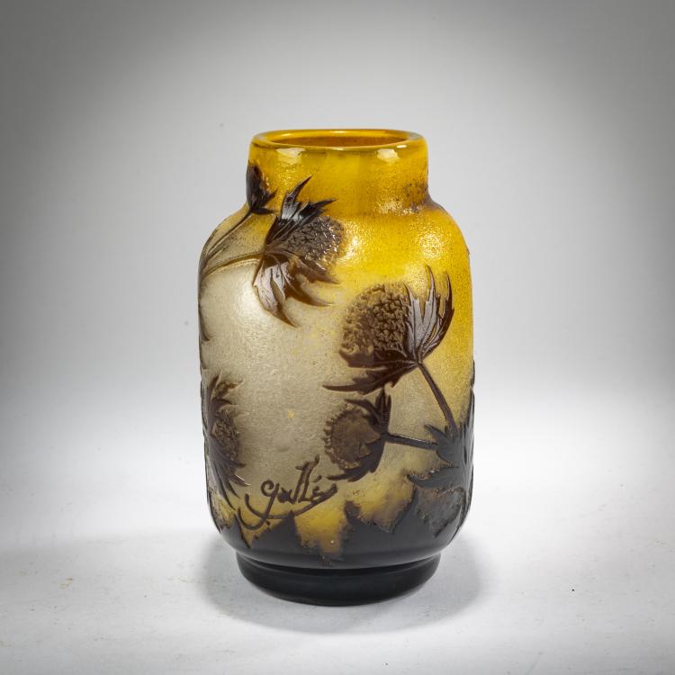 Bild 1 zu Objekt, Vase 'Chardons', 1905-08, Gall&eacute;, Nancy, 182A 102