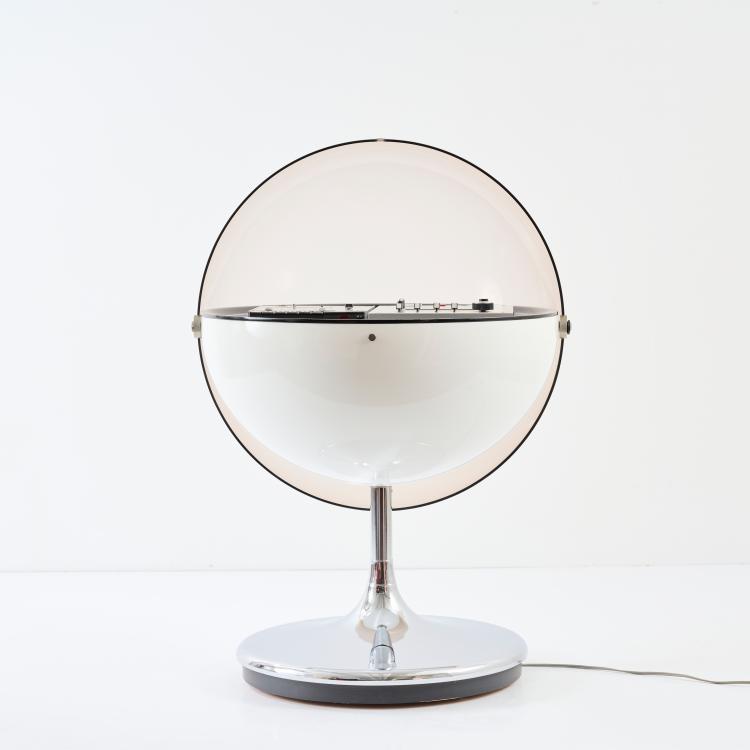 Bild 1 zu Objekt, 'Vision 2000' stereo, 1971, Thilo Oerke, Rosita Tonm&ouml;bel, Deutschland; Grundig, F&uuml;rth, 181A 254