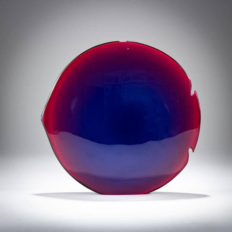 Hauptbild zu Objekt, Fish 'Sommerso blu rubino', 1954/55, Flavio Poli, Seguso s.r.l. Murano, 181B 641