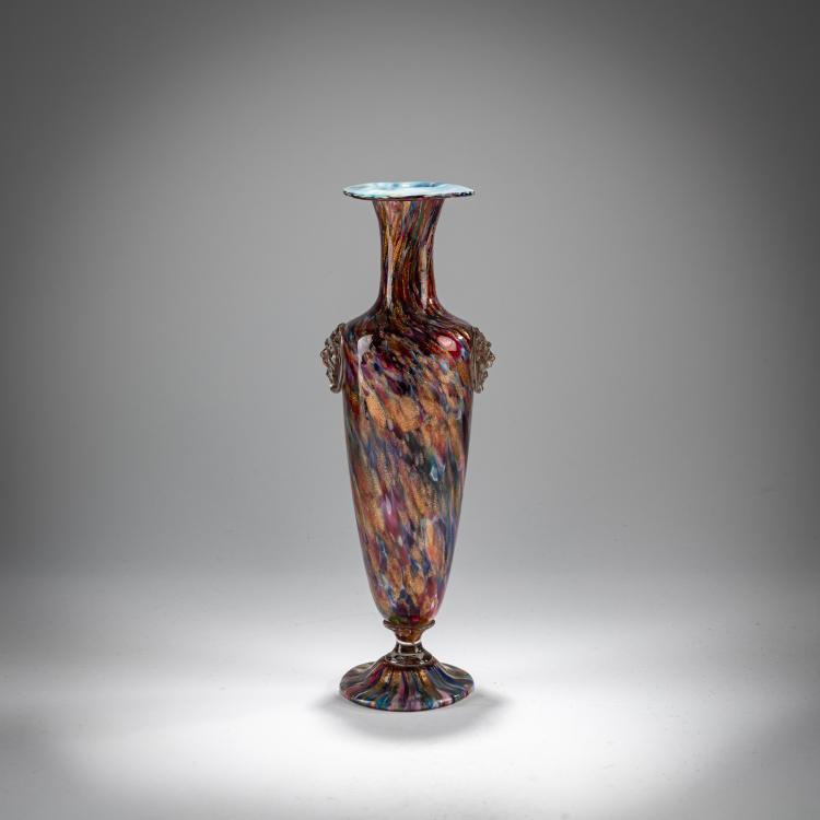 Hauptbild zu Objekt, Vase 'Screziato', c. 1890, Salviati & C., Murano, 181B 536