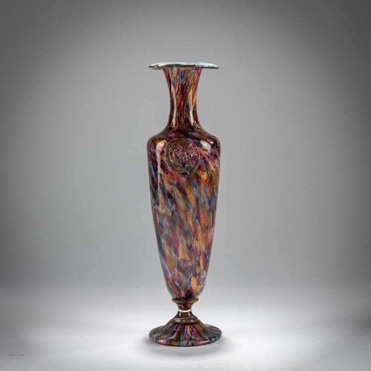 Bild 1 zu Objekt, Vase 'Screziato', c. 1890, Salviati & C., Murano, 181B 536