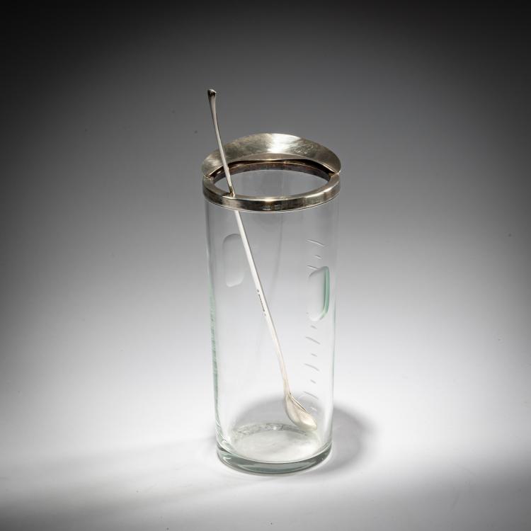 Bild 2 zu Objekt, Cocktail shaker with bar spoon, 1960s, Anton Michelsen, DK Michelsen, Anton, Kopenhagen, 181A 124