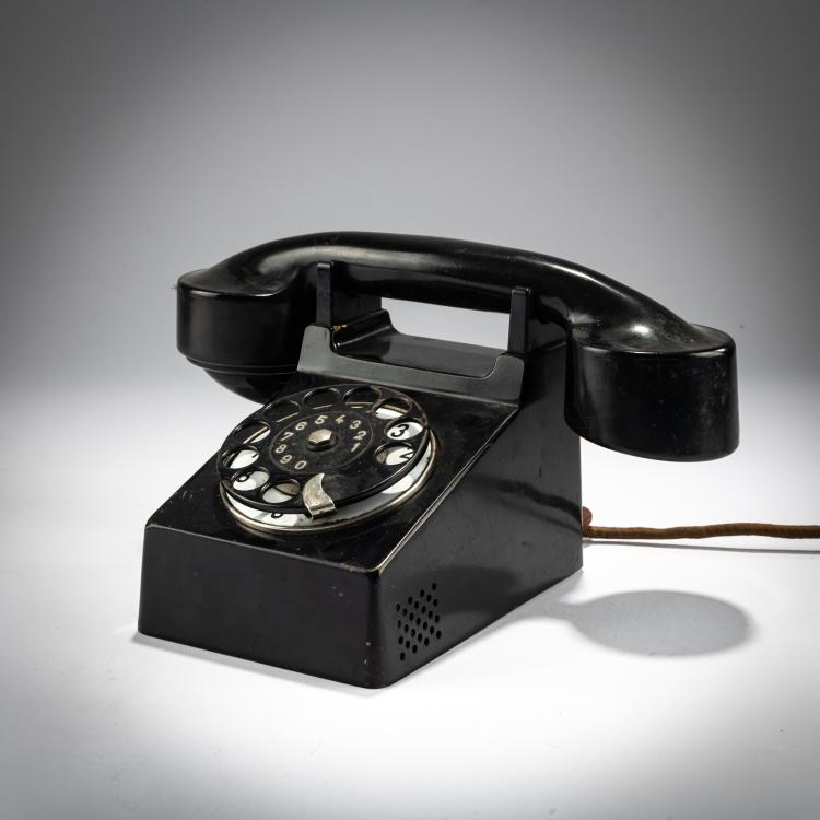 Hauptbild zu Objekt, 'Bauhaus'-Telefon, 1929, Fuld u. Co.,Telephon- und Telegrafenwerke AG, Frankfurt am Main, 181A 136