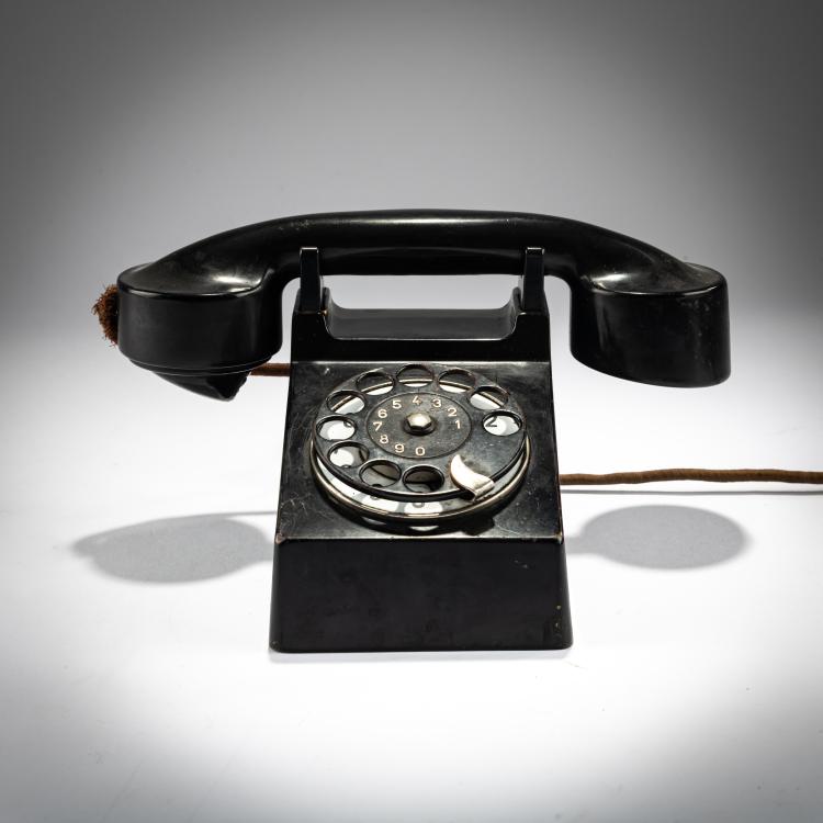 Bild 1 zu Objekt, 'Bauhaus'-Telefon, 1929, Fuld u. Co.,Telephon- und Telegrafenwerke AG, Frankfurt am Main, 181A 136