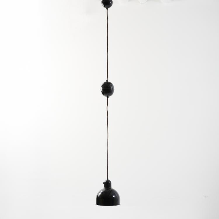 Bild 1 zu Objekt, Adjustable pendant light '6596', c. 1930, Christian Dell, Kaiser & Co., Neheim-H&uuml;sten, 181A 182