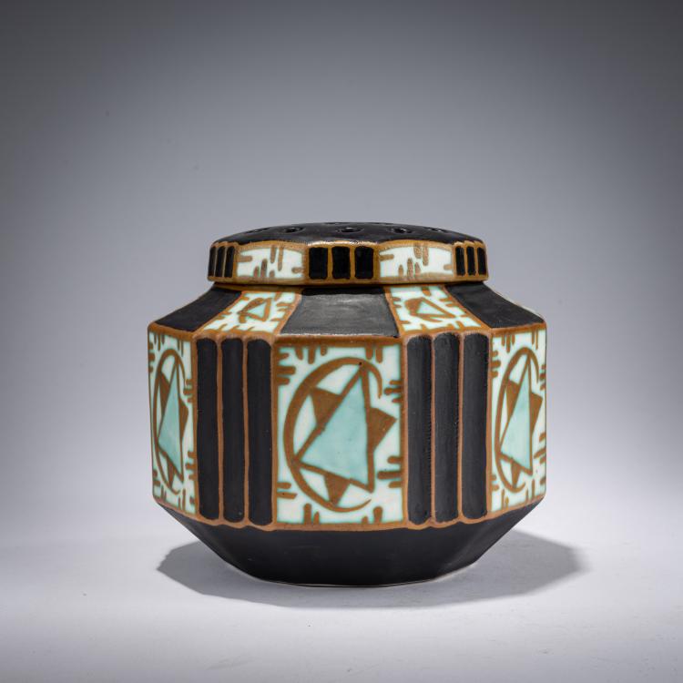 Bild 1 zu Objekt, Rose vase, c. 1926/27, Charles Catteau, Boch Fr&egrave;res, La Louviere, 182A 368