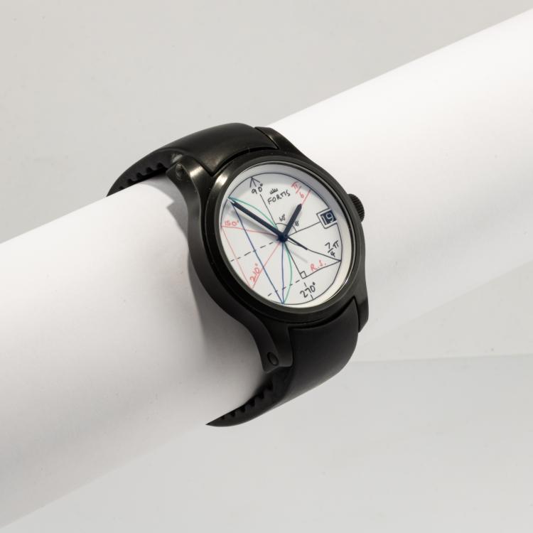 Hauptbild zu Objekt, Wristwatch '2&pi;', 2015 (design), Rolf Sachs, Fortis Watches AG, Grenchen, 182D 1060