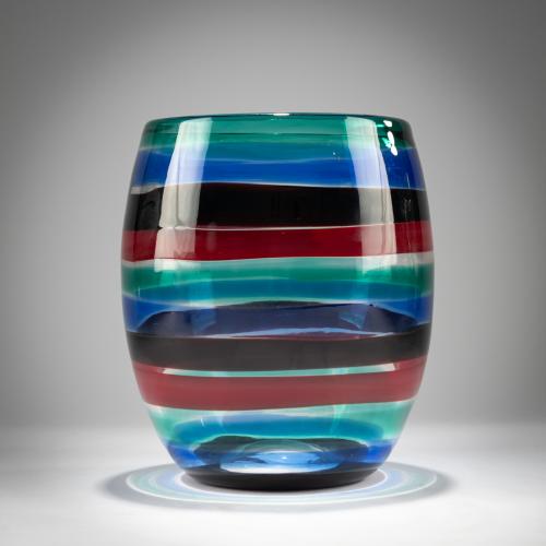 Vase 'A fasce di colore', 1953