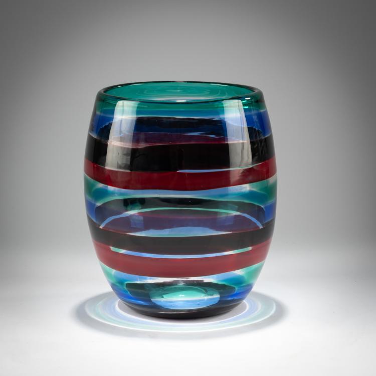 Bild 4 zu Objekt, Vase 'A fasce di colore', 1953, Fulvio Bianconi, Venini, Murano, 181B 689