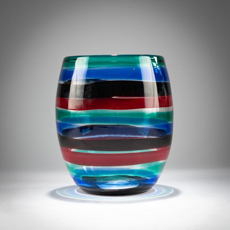 Bild 6 zu Objekt, Vase 'A fasce di colore', 1953, Fulvio Bianconi, Venini, Murano, 181B 689