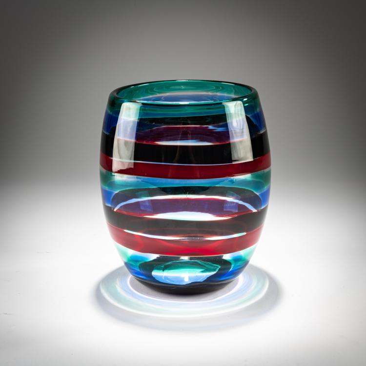 Bild 7 zu Objekt, Vase 'A fasce di colore', 1953, Fulvio Bianconi, Venini, Murano, 181B 689