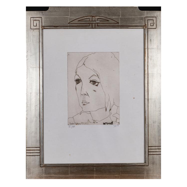 Bild 1 zu Objekt, 'Gesche Tietjens', 1971, Horst Janssen, 181C 783