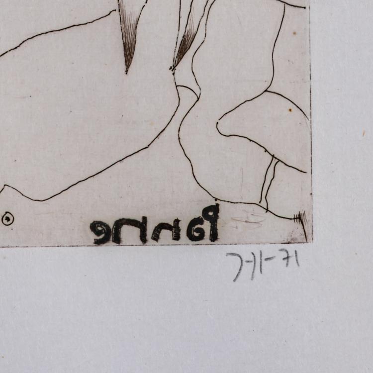 Bild 3 zu Objekt, 'Gesche Tietjens', 1971, Horst Janssen, 181C 783