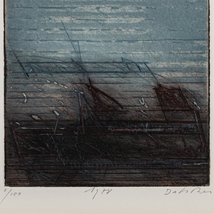 Bild 1 zu Objekt, 4 etchings Untitled, 'Eskol', 'Tatlin', 1978/79, Karl Fred Dahmen, 181C 795
