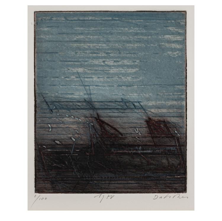 Bild 8 zu Objekt, 4 etchings Untitled, 'Eskol', 'Tatlin', 1978/79, Karl Fred Dahmen, 181C 795