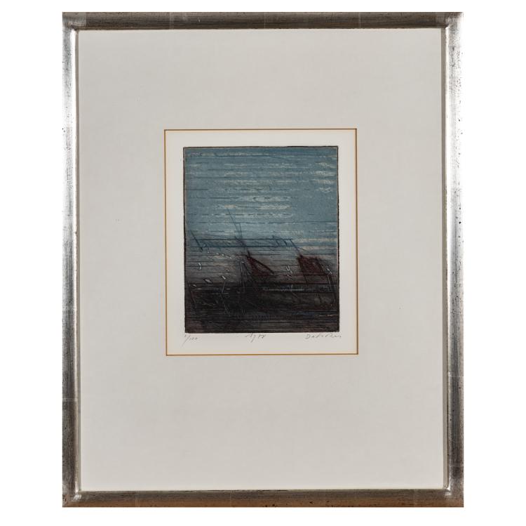 Bild 9 zu Objekt, 4 etchings Untitled, 'Eskol', 'Tatlin', 1978/79, Karl Fred Dahmen, 181C 795