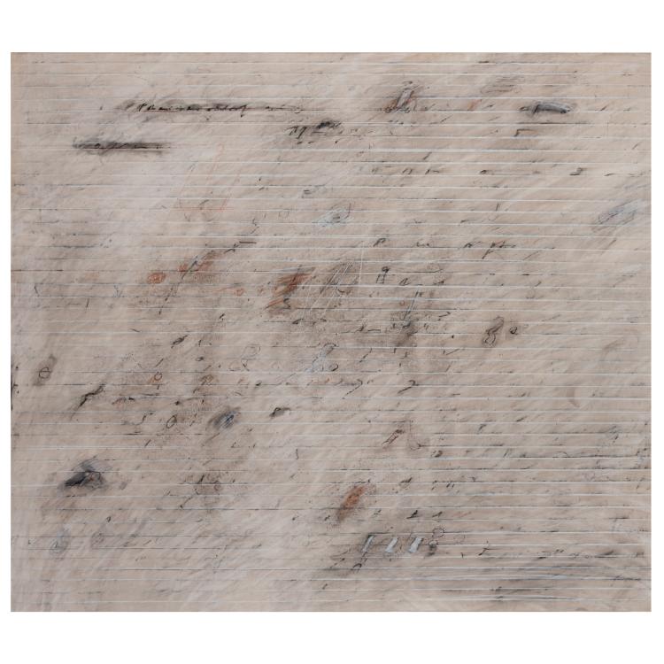 Hauptbild zu Objekt, 'Partitur Claire III', 1980, Karl Fred Dahmen, 181C 800