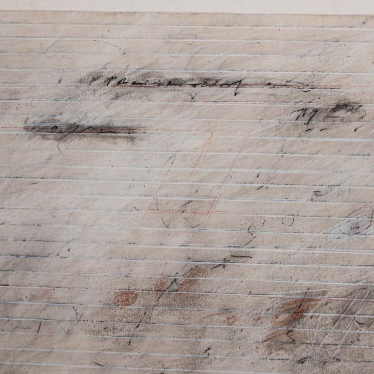 Bild 2 zu Objekt, 'Partitur Claire III', 1980, Karl Fred Dahmen, 181C 800