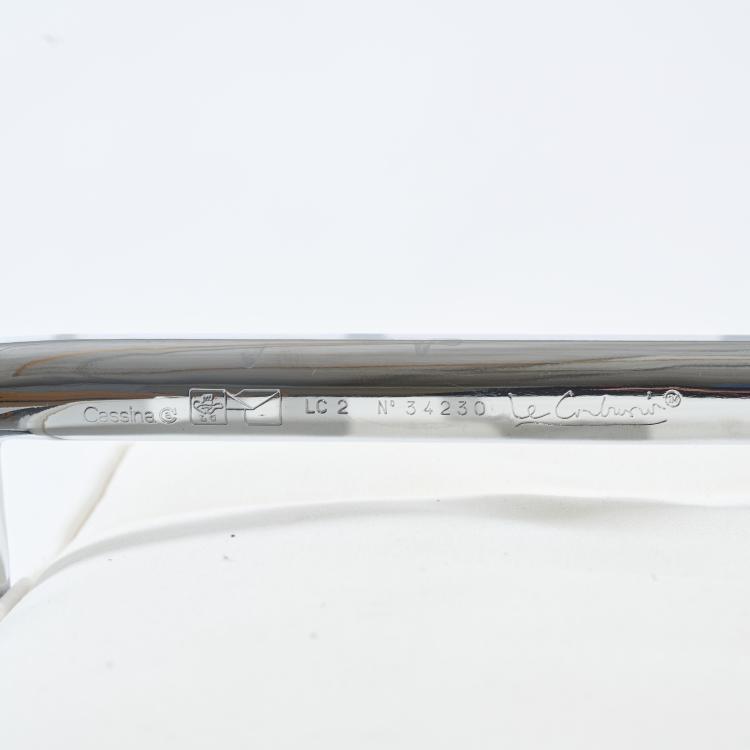 Bild 1 zu Objekt, Two armchairs 'LC 2', 1928 (design), Pierre Jeanneret,Charlotte Perriand,Le Corbusier Charles-&Eacute;douard Jeanneret-Gris, Cassina, Mailand / Milan, 181A 177