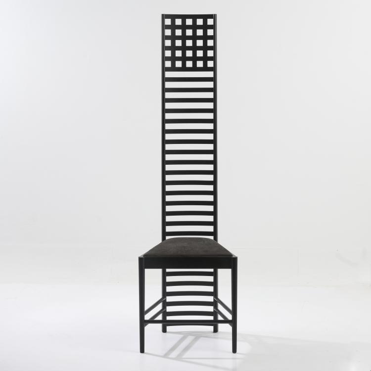 Bild 2 zu Objekt, Stuhl 'Hillhouse Chair', 1902 (Entwurf), Charles Rennie Mackintosh, Cassina, Mailand /Milan, 181A 160