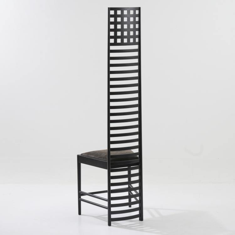 Bild 3 zu Objekt, Stuhl 'Hillhouse Chair', 1902 (Entwurf), Charles Rennie Mackintosh, Cassina, Mailand /Milan, 181A 160