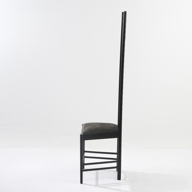 Bild 4 zu Objekt, Stuhl 'Hillhouse Chair', 1902 (Entwurf), Charles Rennie Mackintosh, Cassina, Mailand /Milan, 181A 160