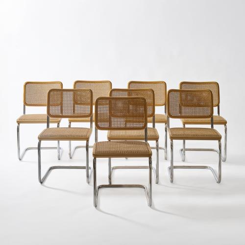 Eight cantilever chairs 'S 32' - 'Cesca', 1929/30 (design)