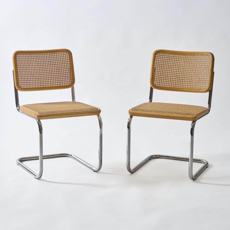 Bild 3 zu Objekt, Eight cantilever chairs 'S 32' - 'Cesca', 1929/30 (design), Marcel Breuer, Thonet, Frankenberg, 181A 186