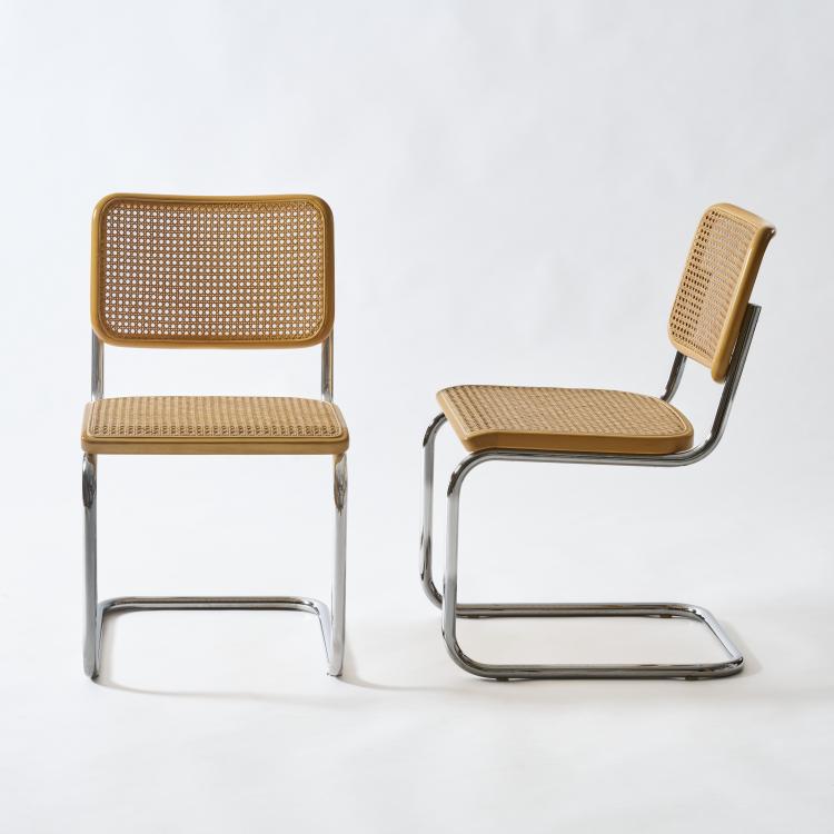 Bild 4 zu Objekt, Eight cantilever chairs 'S 32' - 'Cesca', 1929/30 (design), Marcel Breuer, Thonet, Frankenberg, 181A 186
