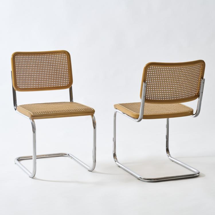 Bild 5 zu Objekt, Eight cantilever chairs 'S 32' - 'Cesca', 1929/30 (design), Marcel Breuer, Thonet, Frankenberg, 181A 186