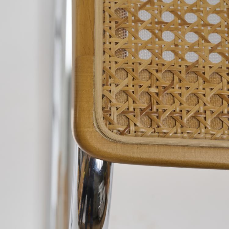 Bild 9 zu Objekt, Eight cantilever chairs 'S 32' - 'Cesca', 1929/30 (design), Marcel Breuer, Thonet, Frankenberg, 181A 186