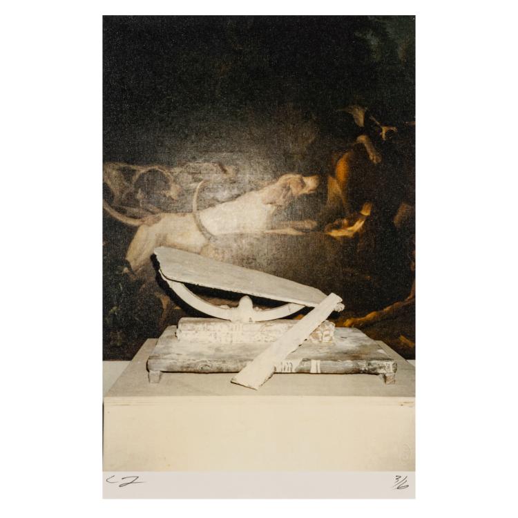 Hauptbild zu Objekt, 'Painting Detail and &ldquo;By the Ionian Sea&rdquo; Sculpture', 1992, Cy Twombly, 181C 761