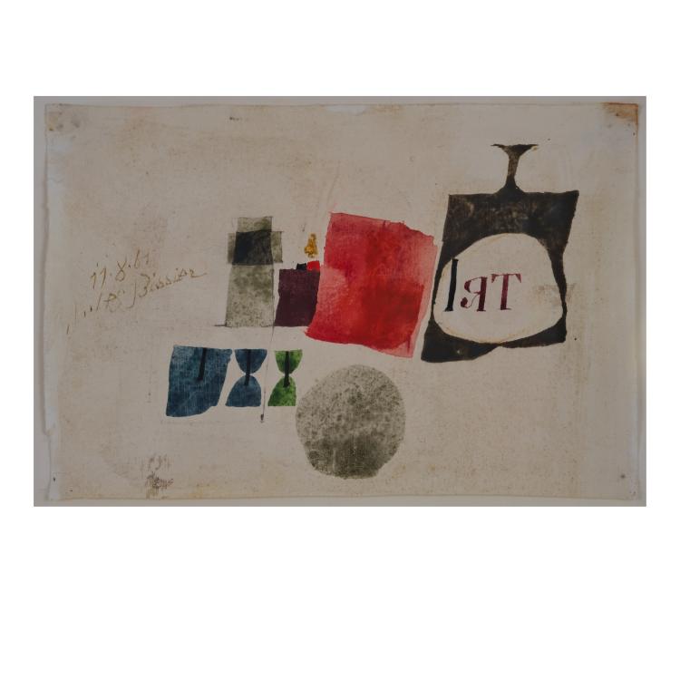 Hauptbild zu Objekt, Untitled (11.8.61), 1961, Julius Bissier, 181C 740