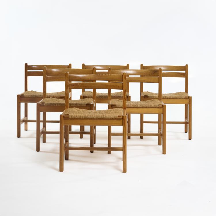 Bild 1 zu Objekt, Six chairs 'Asserbo', 1961, B&oslash;rge Mogensen, Andersson, Karl & S&ouml;ner, Husqvarna, 181A 424
